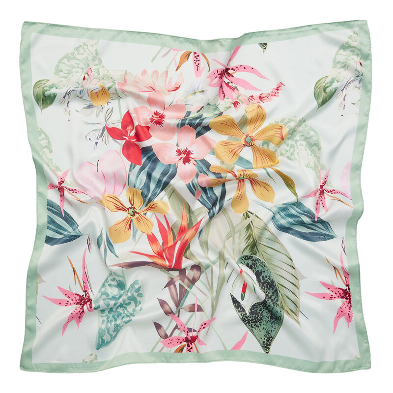 Mönstrad Scarf Finja Dam Green | Smilebutiken - Marta du Chateau
