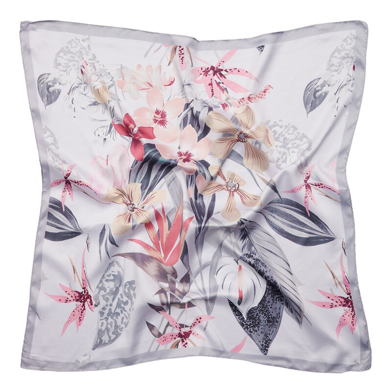 Patterned Scarf Finja Women Grey Marta du Chateau | Smilebutiken - Marta du Chateau