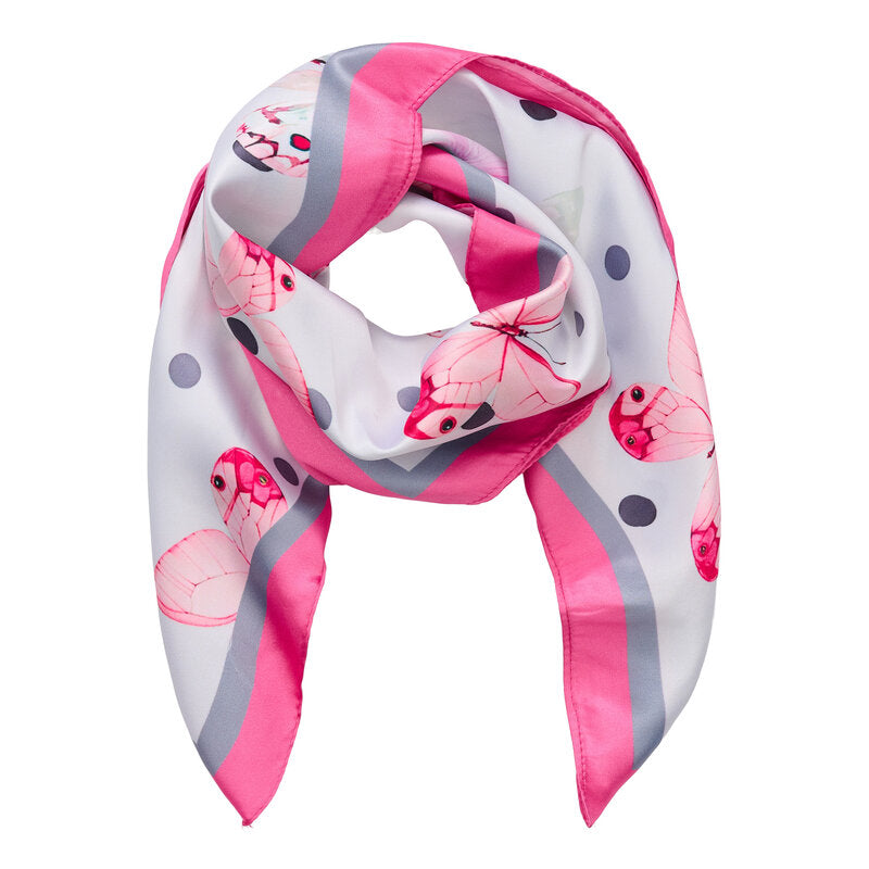 Mönstrad Scarf Finja Dam Pink | Smilebutiken - Marta du Chateau