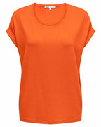 Moster T-shirt Dam Scarlet Ibis | Smilebutiken - ONLY