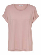 Aunt T-shirt Women Pale Mauve - ONLY