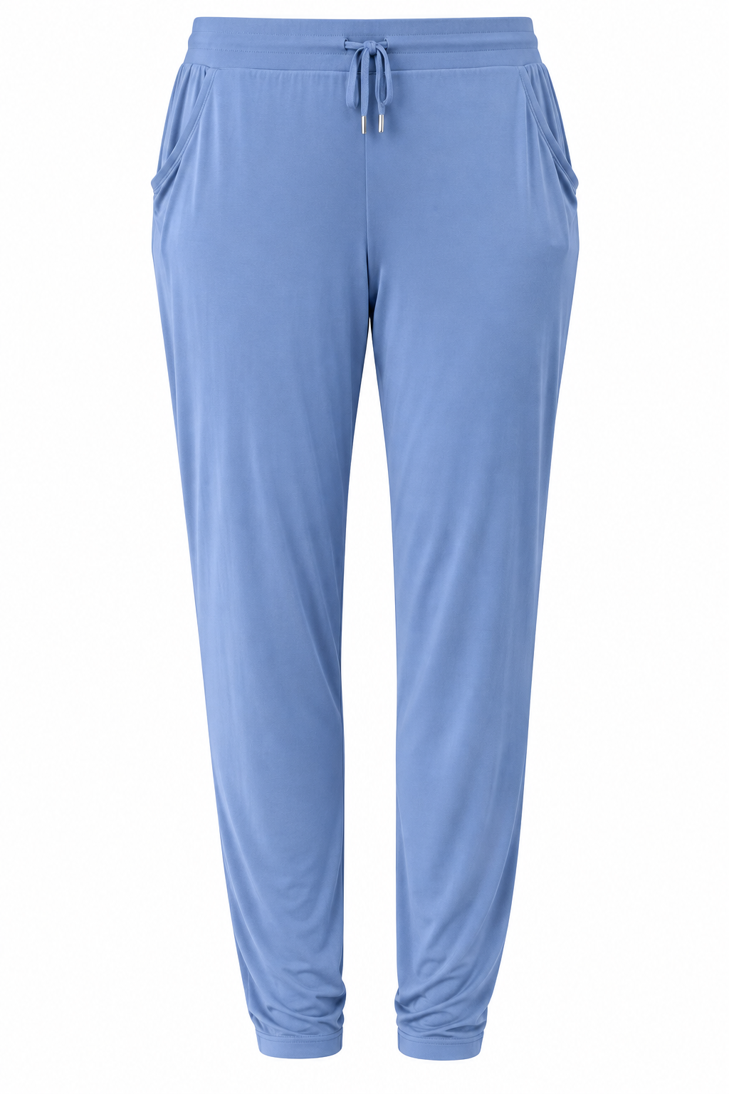 Jersey Trousers Bamboo Women Blue Wiges