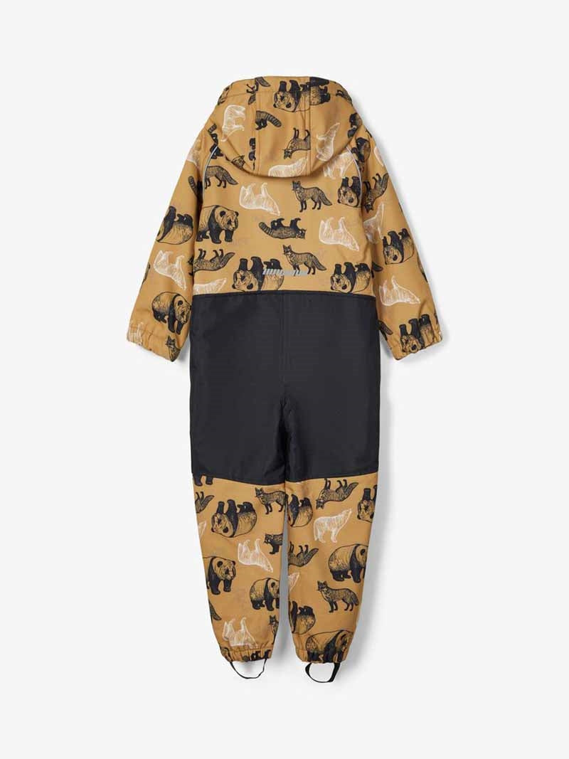 Alfa Softshelloverall Baby Brons - Name It