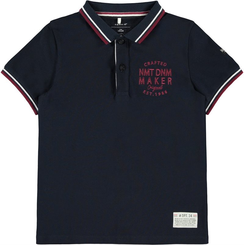 Fasias SS Polo Piké Mörkblå - Name it
