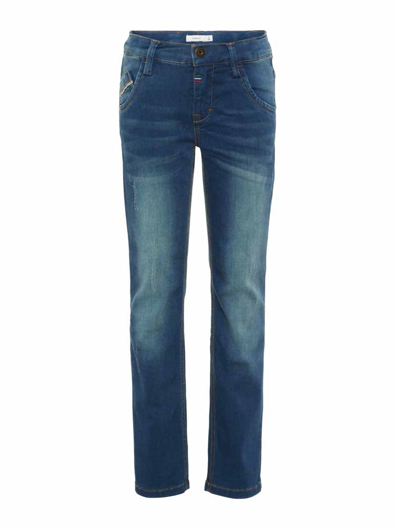 Ryan Reg Jeans Medium Blue Junior - Name it