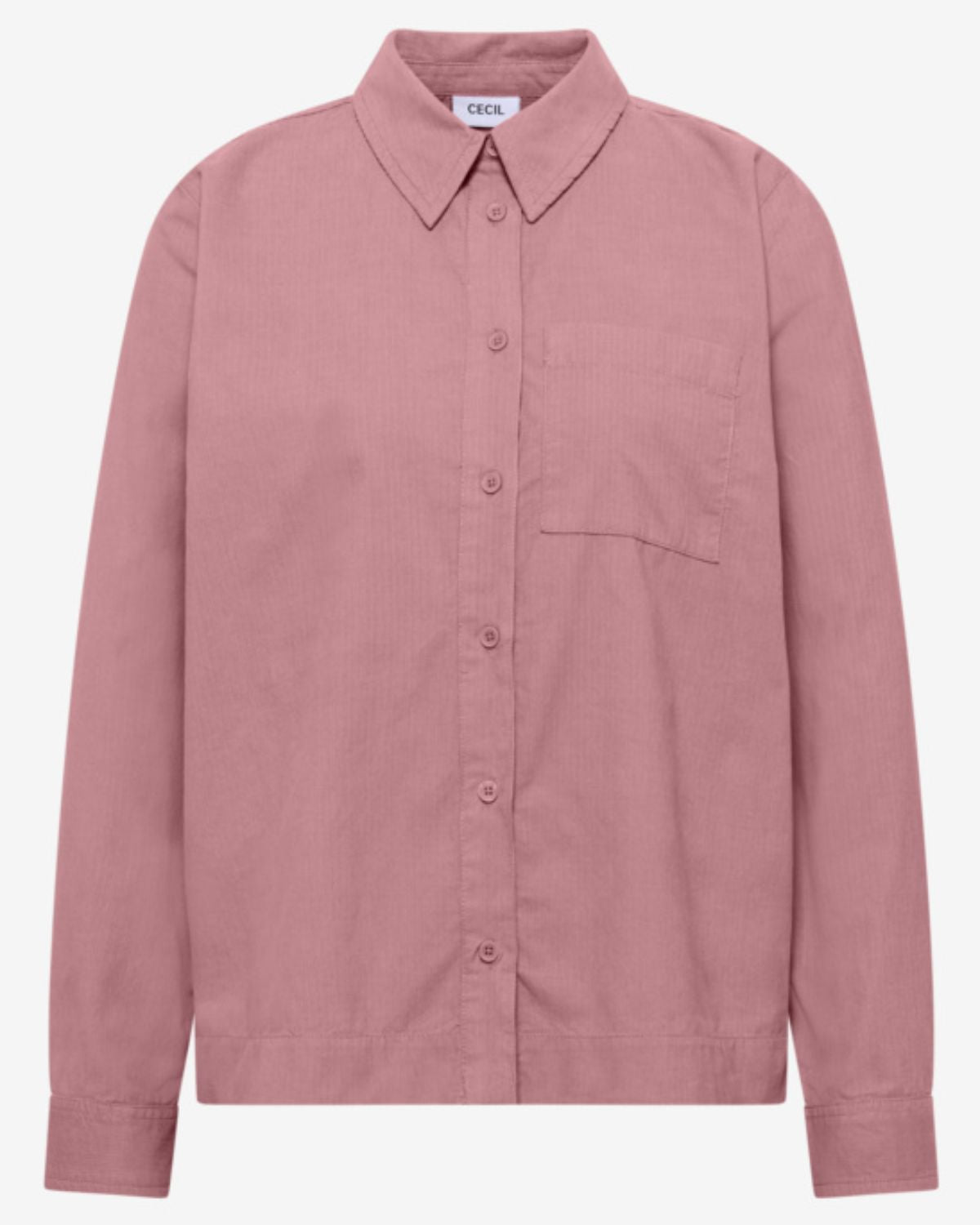 Nellie Skjorta i Manchester Dam Rosa Velvet Rose | Smilebutiken - Cecil