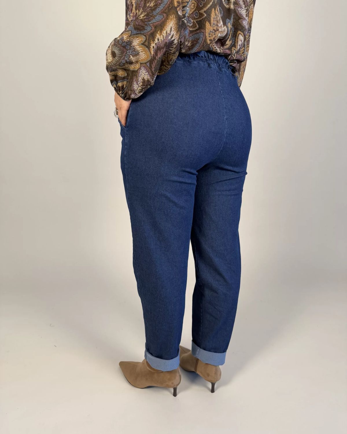 Nico Barrelbyxor Dam Mörk Denim | Smilebutiken - Camicia