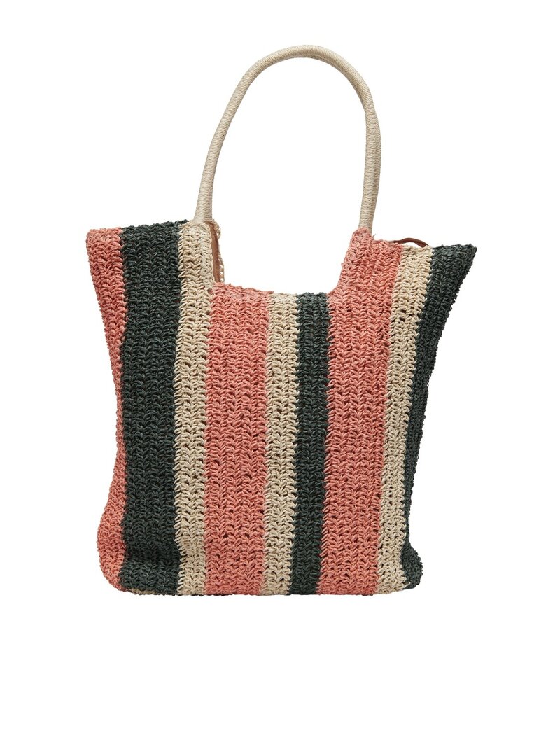 Elle Randig Väska Multi Peach P ONLY