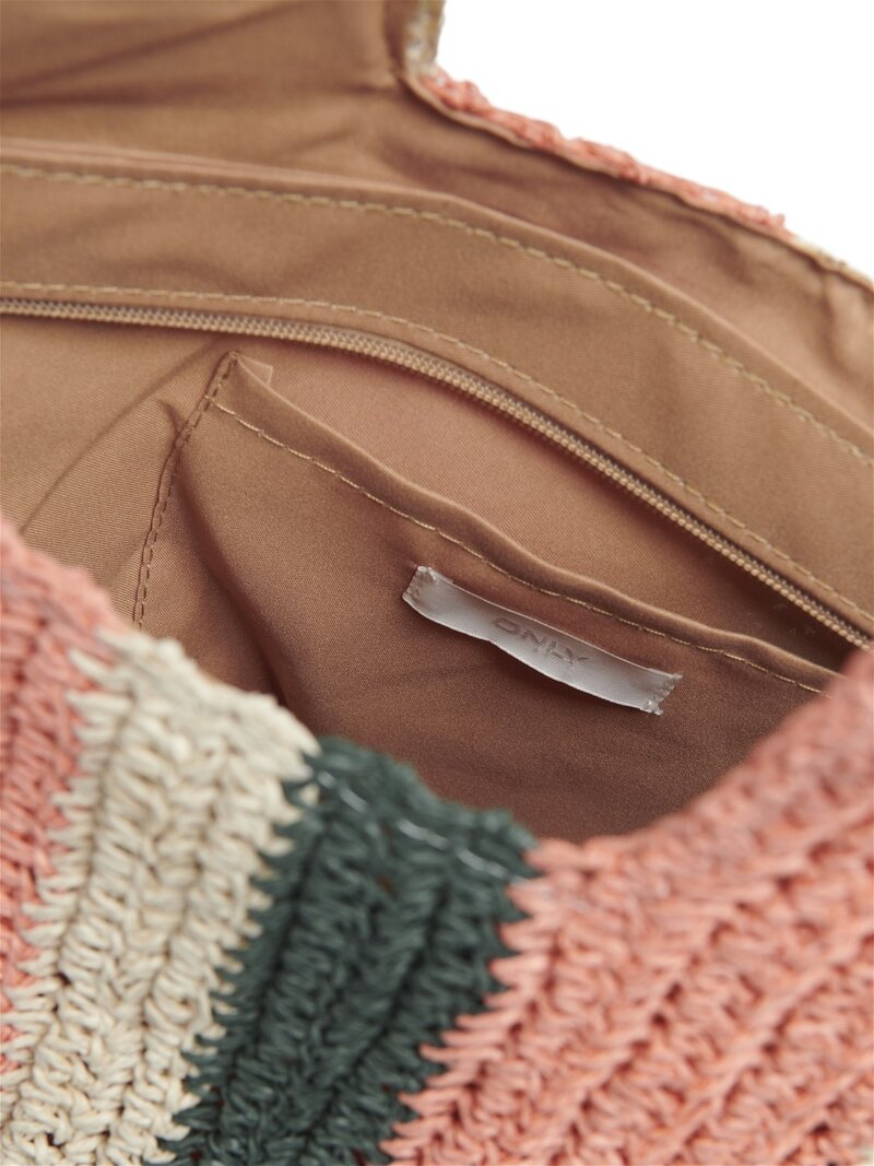 Elle Randig Väska Multi Peach P ONLY
