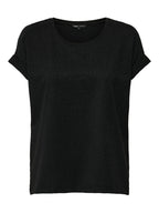 Moster Glitter T-shirt Dam Black Lurex ONLY