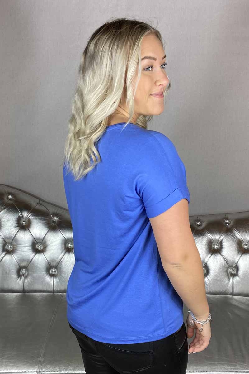 Moster T-shirt Dam Blue Yonder - ONLY