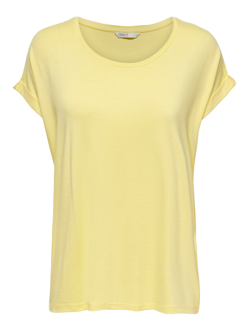 Auntie T-shirt Women Pale Banana ONLY