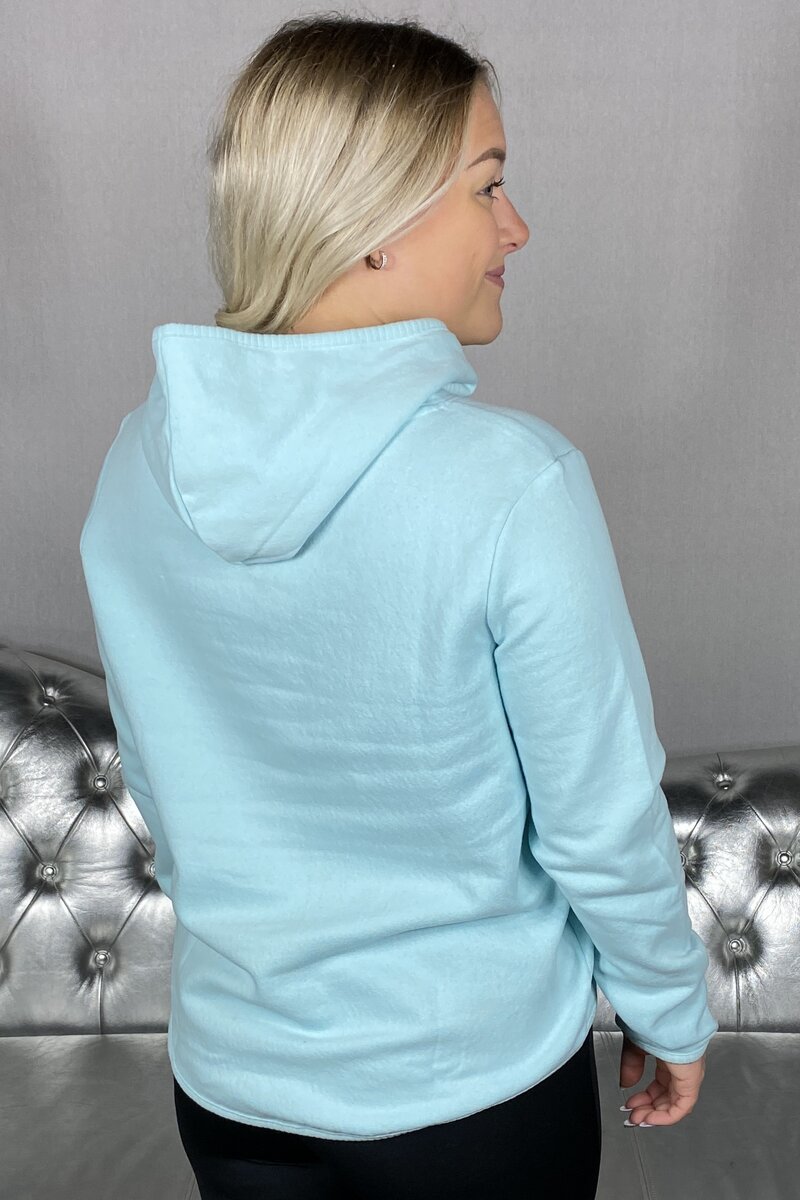 PLAY Fud Life Hoodie Women Light Blue - ONLY PLAY
