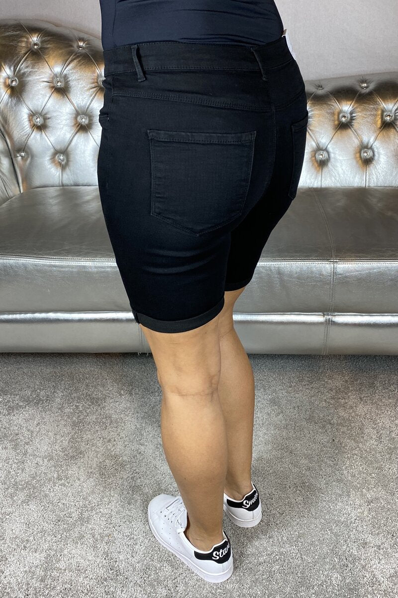 Rain Life shorts Ladies Black - ONLY