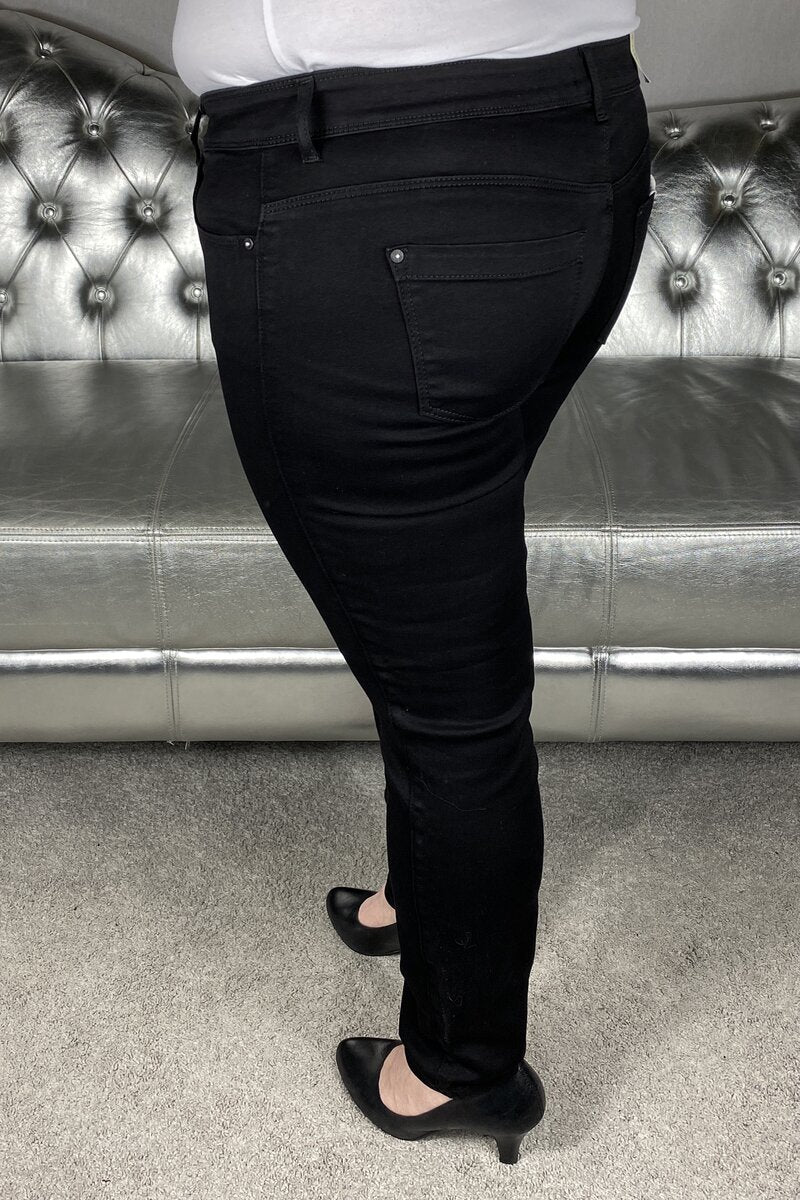 Ultimate King Regular Jeans Dam Svart - ONLY