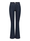 Wauw Bootcut Jeans Dam Dark Blue Denim ONLY