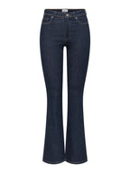 Wauw Bootcut Jeans Dam Dark Blue Denim ONLY
