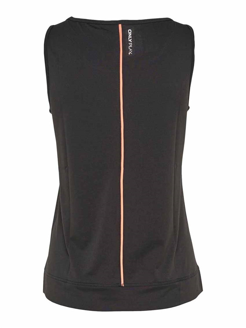 ONLYPLAY Training Top Dark Grey All-over Print Women - ONLY PLAY