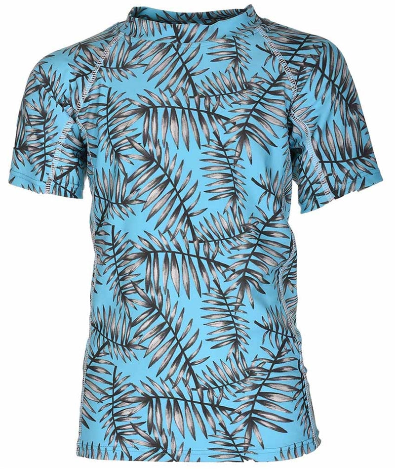 Ocean Short Sleeve Sun Protection Tröja Kids Turquoise - Lindberg