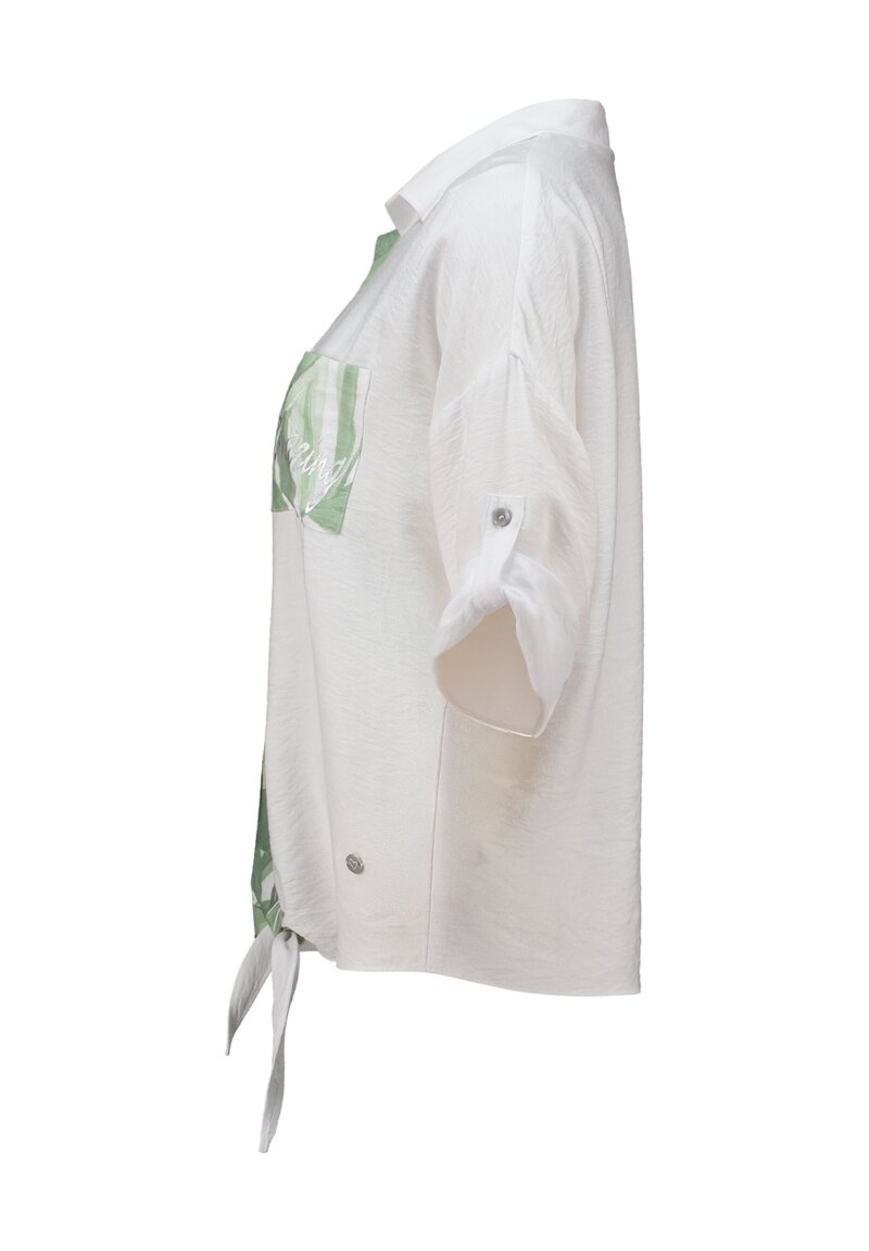 Omara Blus Med Knyt Dam White | Smilebutiken - Zabaione