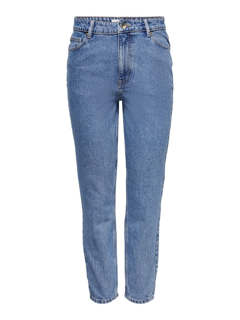 Jagger High Waist Ankle Jeans Ladies Medium Blue ONLY