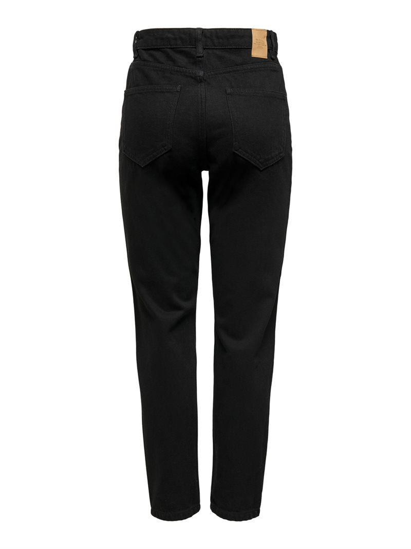 Jagger High Waist Ankel Jeans Dam Washed Black ONLY