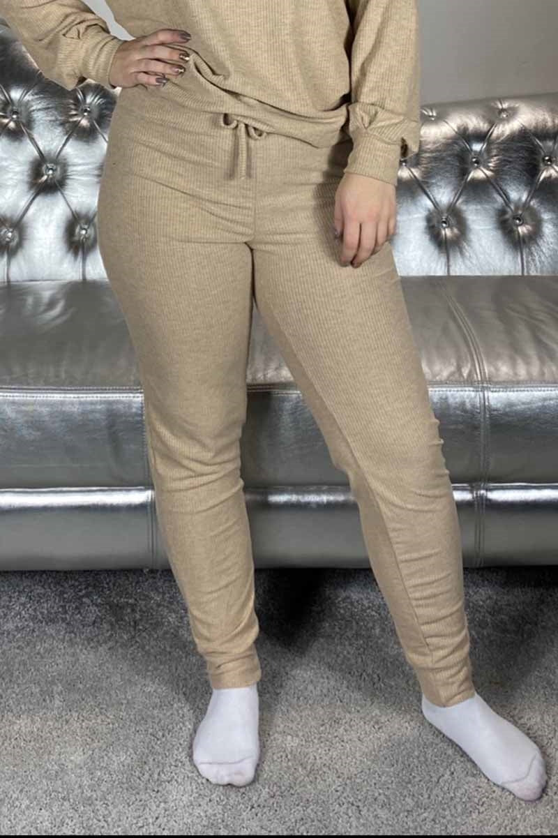 Zoe Long Pant Women Beige - ONLY