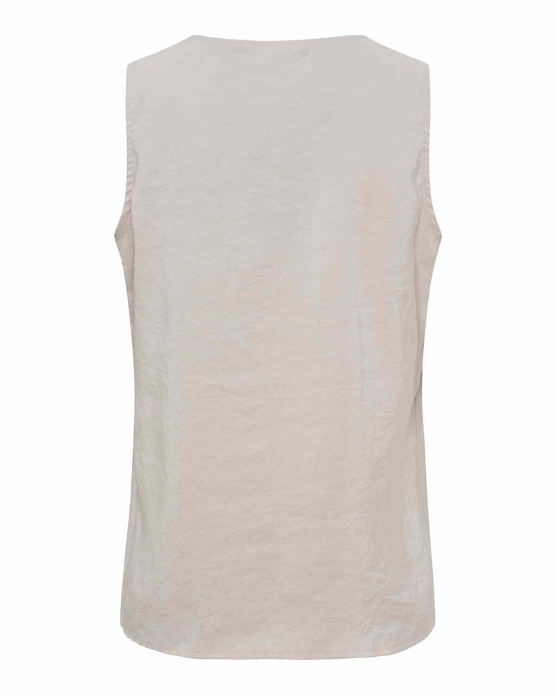 Opaline Ärmlös Topp Dam Beige | Smilebutiken - Marta du Chateau