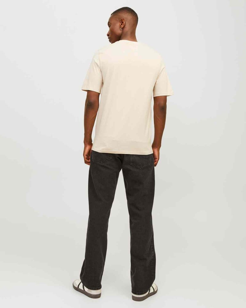 Organic Basic T-shirt Men Moonbeam | Smilebutiken - Jack & Jones