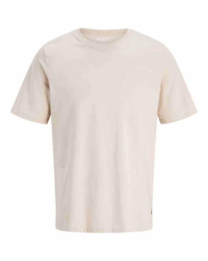 Organic Basic T-shirt Men Moonbeam | Smilebutiken - Jack & Jones