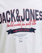 Organic T-shirt Herr Bright White | Smilebutiken - Jack & Jones