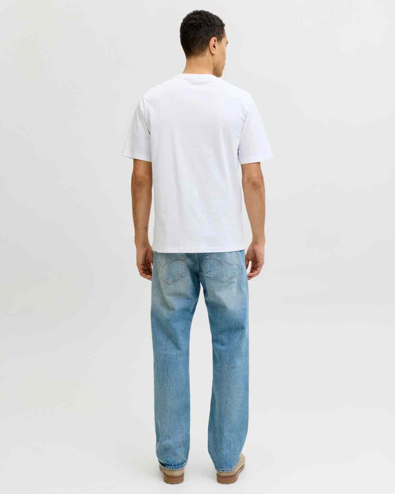 Organic T-shirt Herr Bright White | Smilebutiken - Jack & Jones