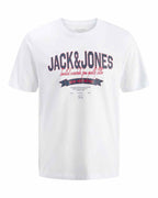 Organic T-shirt Herr Bright White | Smilebutiken - Jack & Jones
