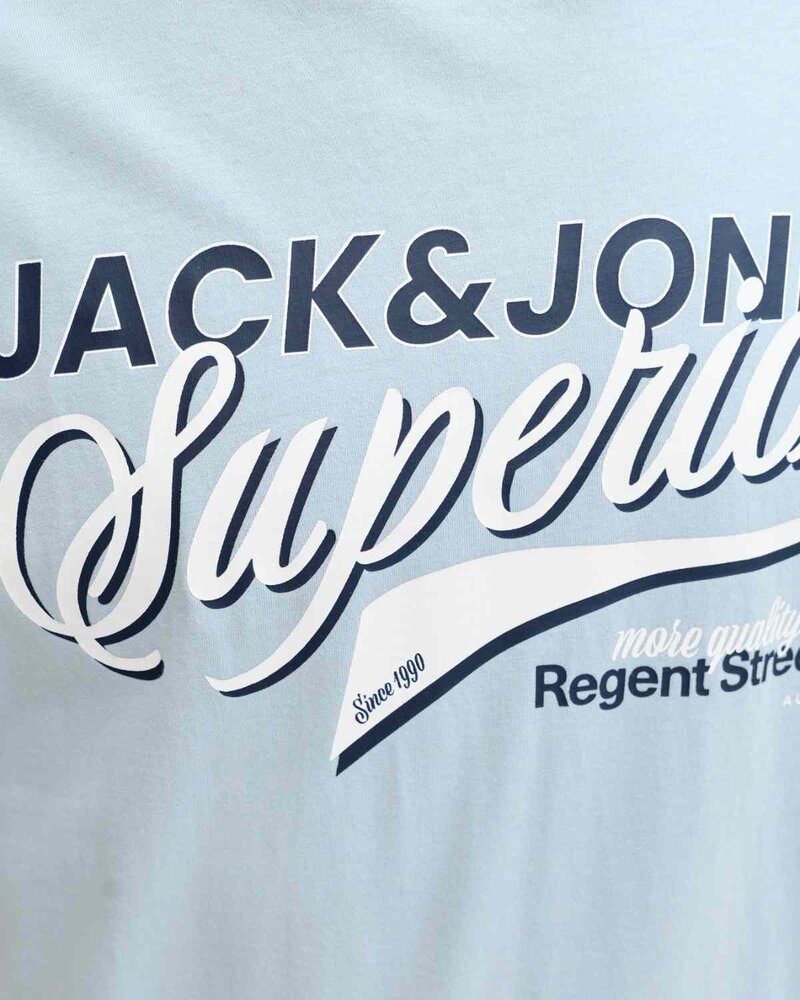 Organic T-shirt Herr Celestial Blue | Smilebutiken - Jack & Jones