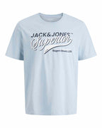 Organic T-shirt Men Celestial Blue | Smilebutiken - Jack & Jones