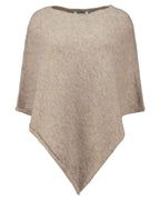 Paisley Ullponcho Dam Beige Taupe Mel | Smilebutiken - Zabaione