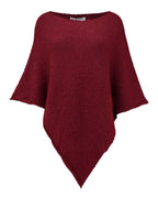 Paisley Ullponcho Dam Vinröd Cherry Liqueur Mel | Smilebutiken - Zabaione