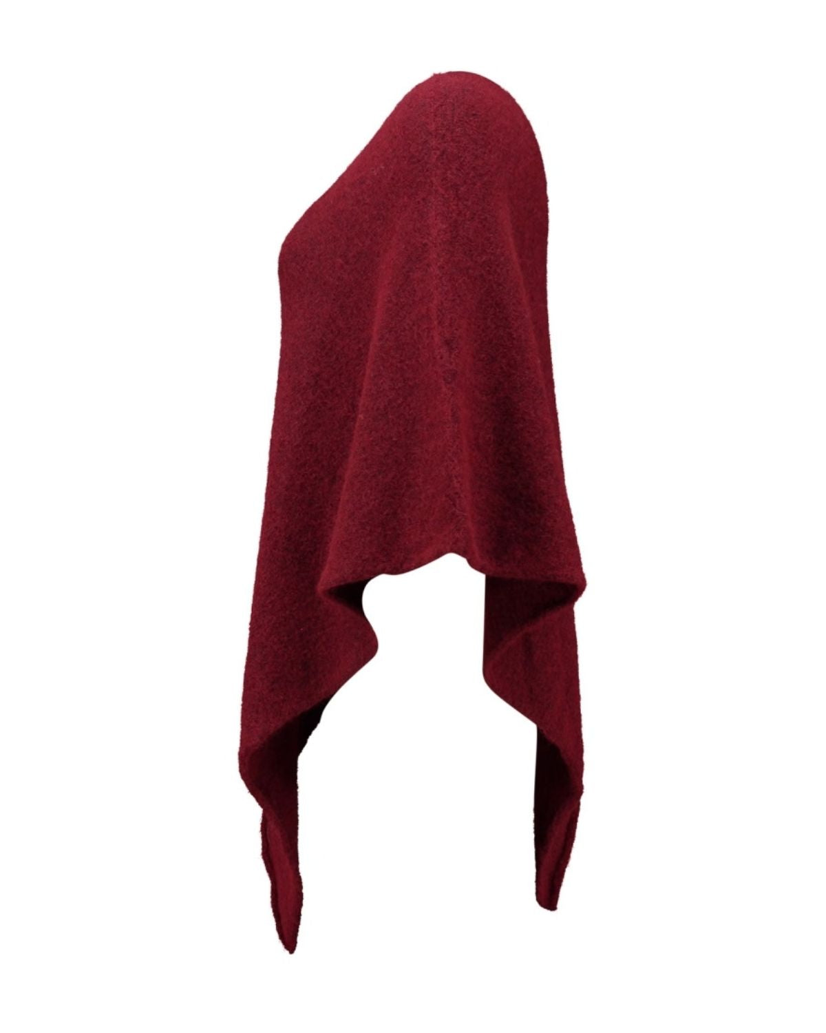 Paisley Ullponcho Dam Vinröd Cherry Liqueur Mel | Smilebutiken - Zabaione
