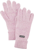 Pancho Liner Wool Finger Gloves Pink - Hestra