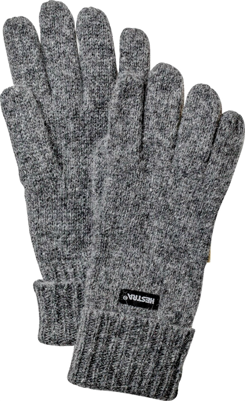 Pancho Liner Grey Finger Mittens - Hestra