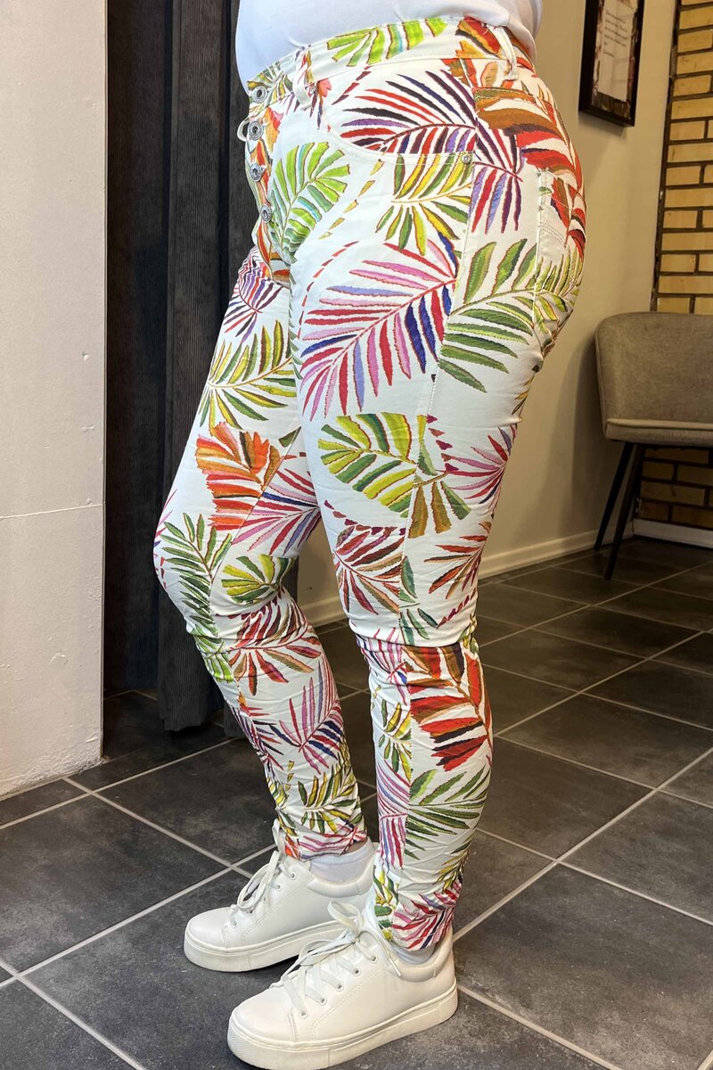 Place Du Jour Ankelbyxa Dam Flower Caramelle Fashion