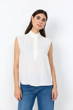 Radia 232 Kortärmad Topp Dam OffWhite | Smilebutiken - Soyaconcept