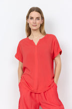 Radia 9 V-Neck Blouse Women Bittersweet | Smilebutiken - Soyaconcept