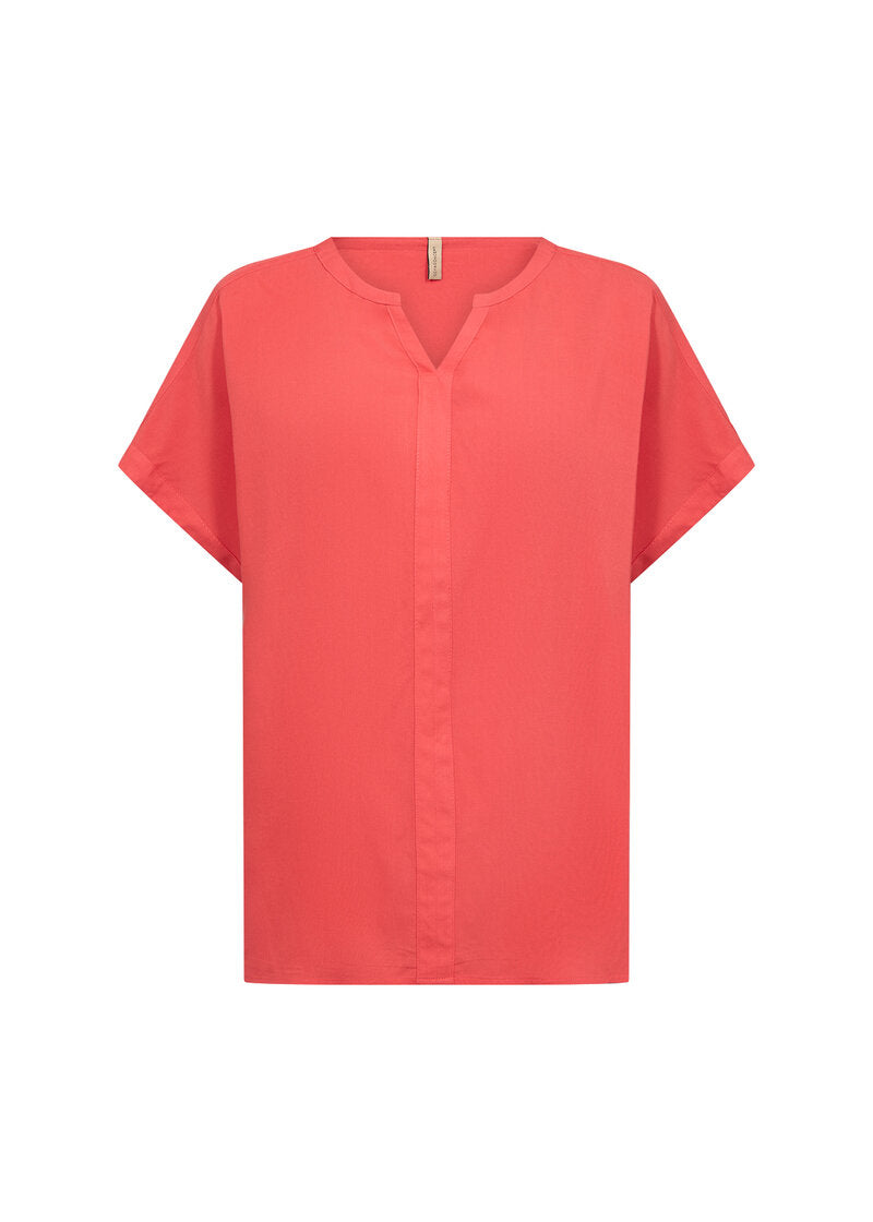 Radia 9 V-Neck Blouse Women Bittersweet | Smilebutiken - Soyaconcept