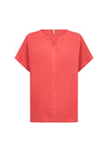 Radia 9 V-Neck Blouse Women Bittersweet | Smilebutiken - Soyaconcept