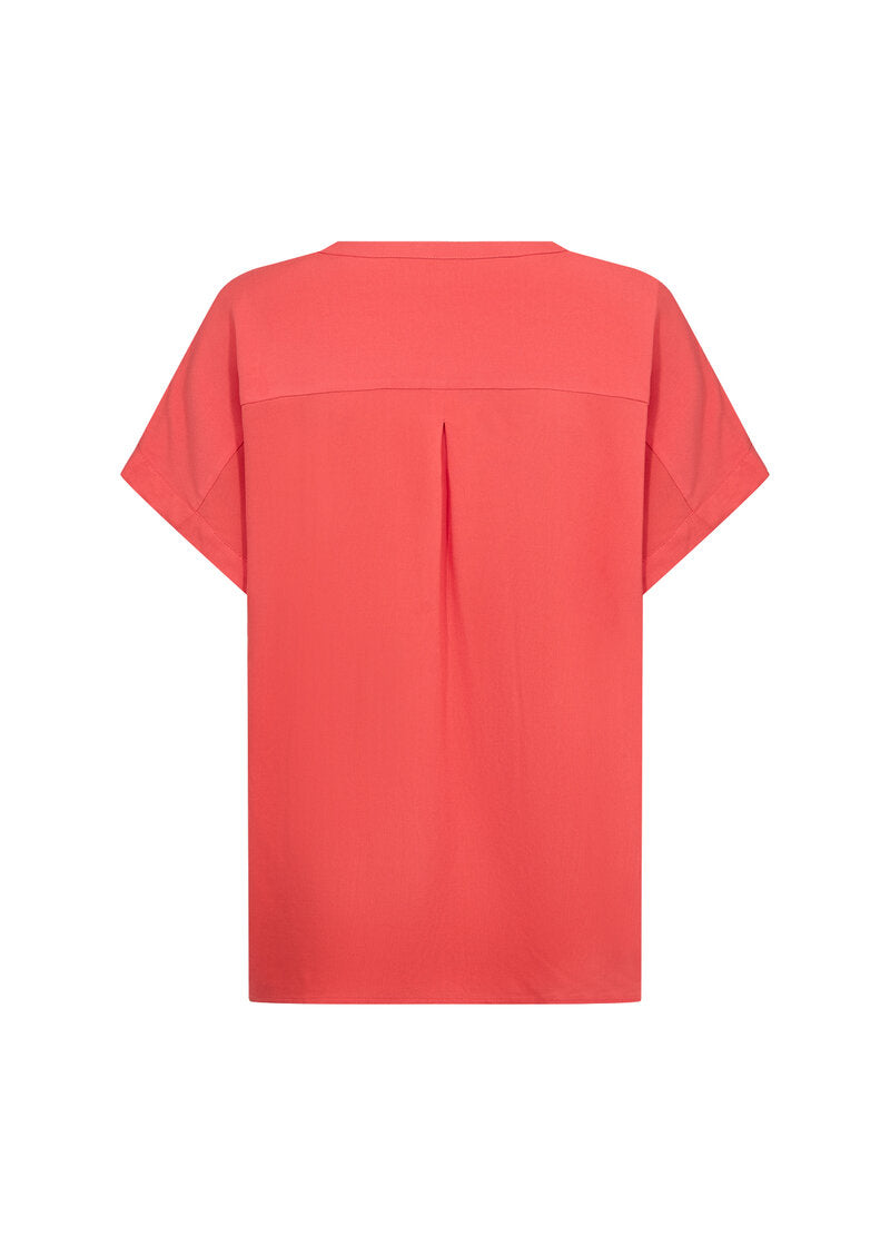 Radia 9 V-Neck Blouse Women Bittersweet | Smilebutiken - Soyaconcept