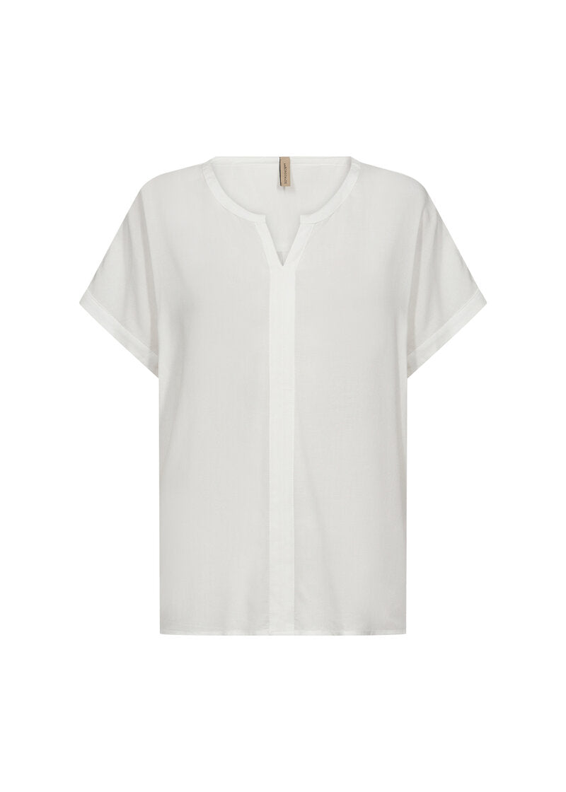 Radia 9 V-neck Blouse Women Off-white | Smilebutiken - Soyaconcept