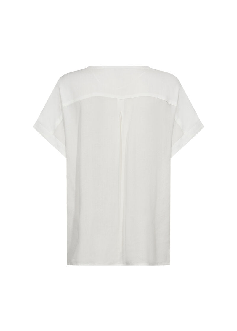 Radia 9 V-neck Blouse Women Off-white | Smilebutiken - Soyaconcept