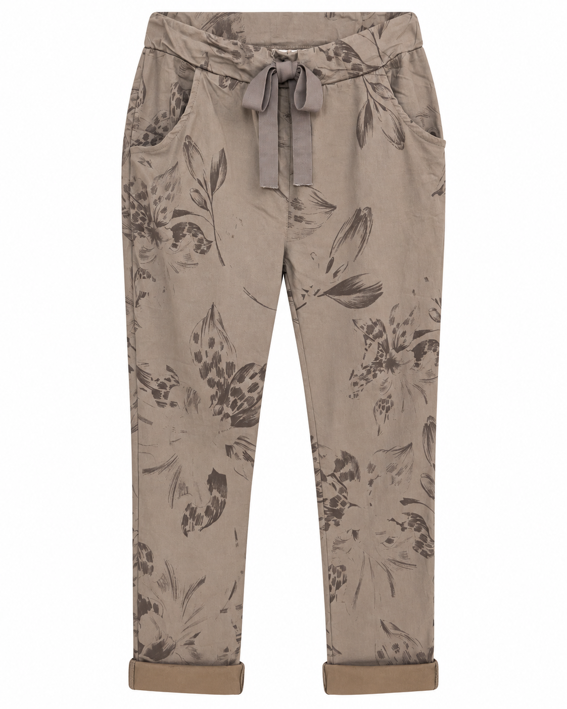 Rasmine Magiska Stretchbyxor Ankellängd Dam Beige Fango | Smilebutiken - Marta du Chateau