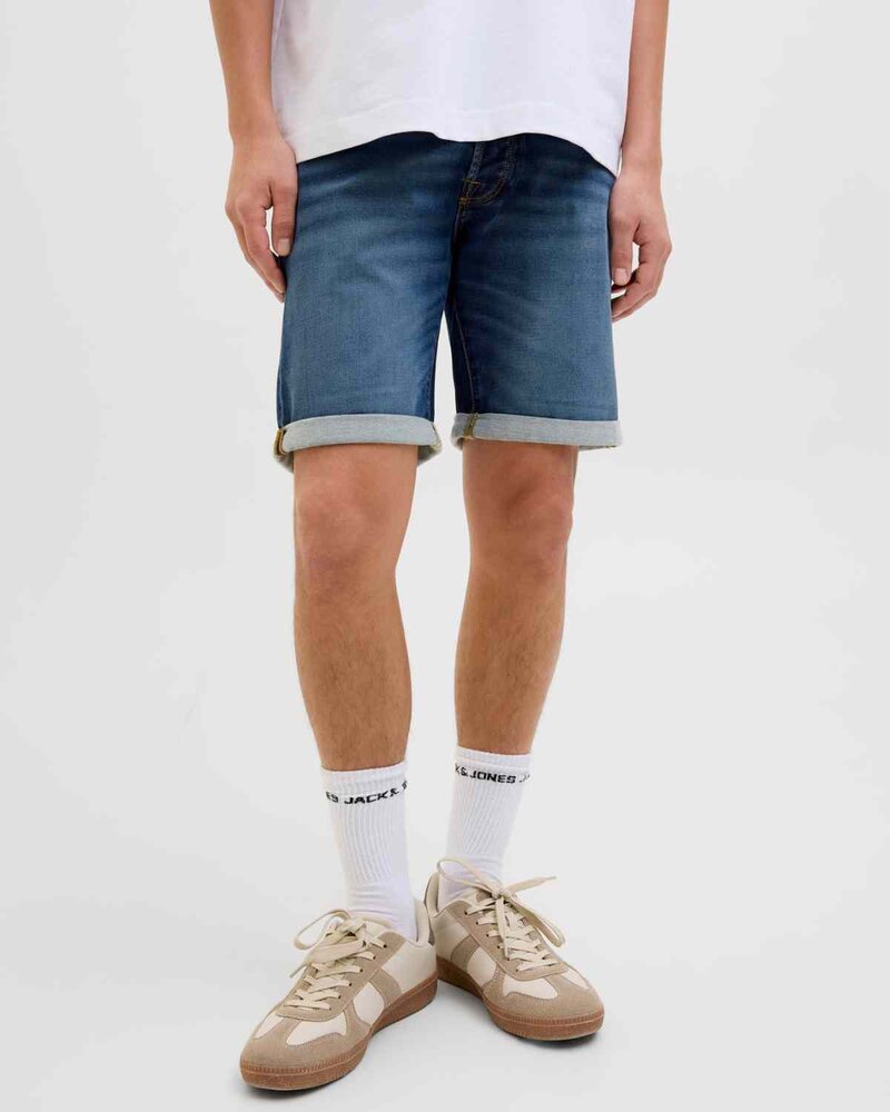 Rick Icon Jeansshorts Herr Blue Denim | Smilebutiken - Jack & Jones